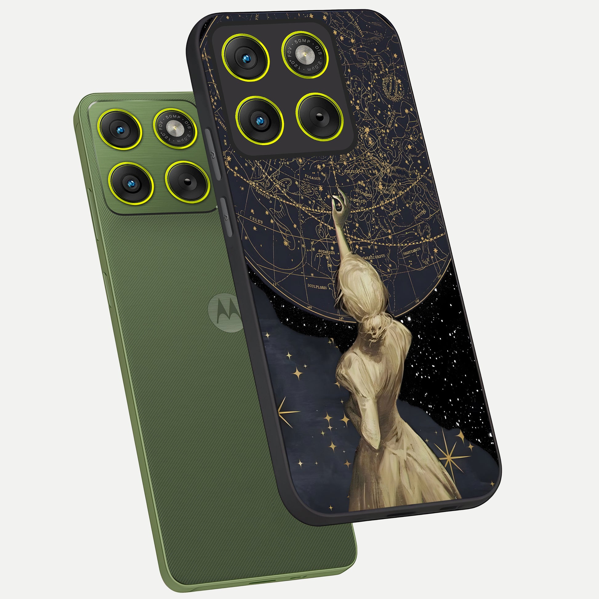  Taylor Swift Girl phone case For Moto Edge 70 showing premium glass back cover with detailed artwork