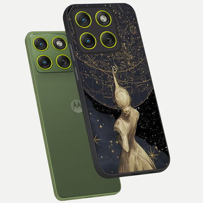  Taylor Swift Girl phone case For Moto Edge 70 showing premium glass back cover with detailed artwork