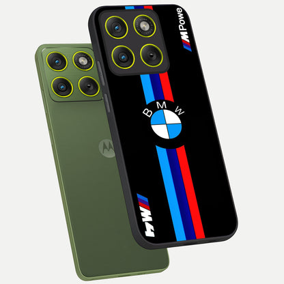  Turbo BMW Beast phone case For Moto Edge 70 showing premium glass back cover with detailed artwork