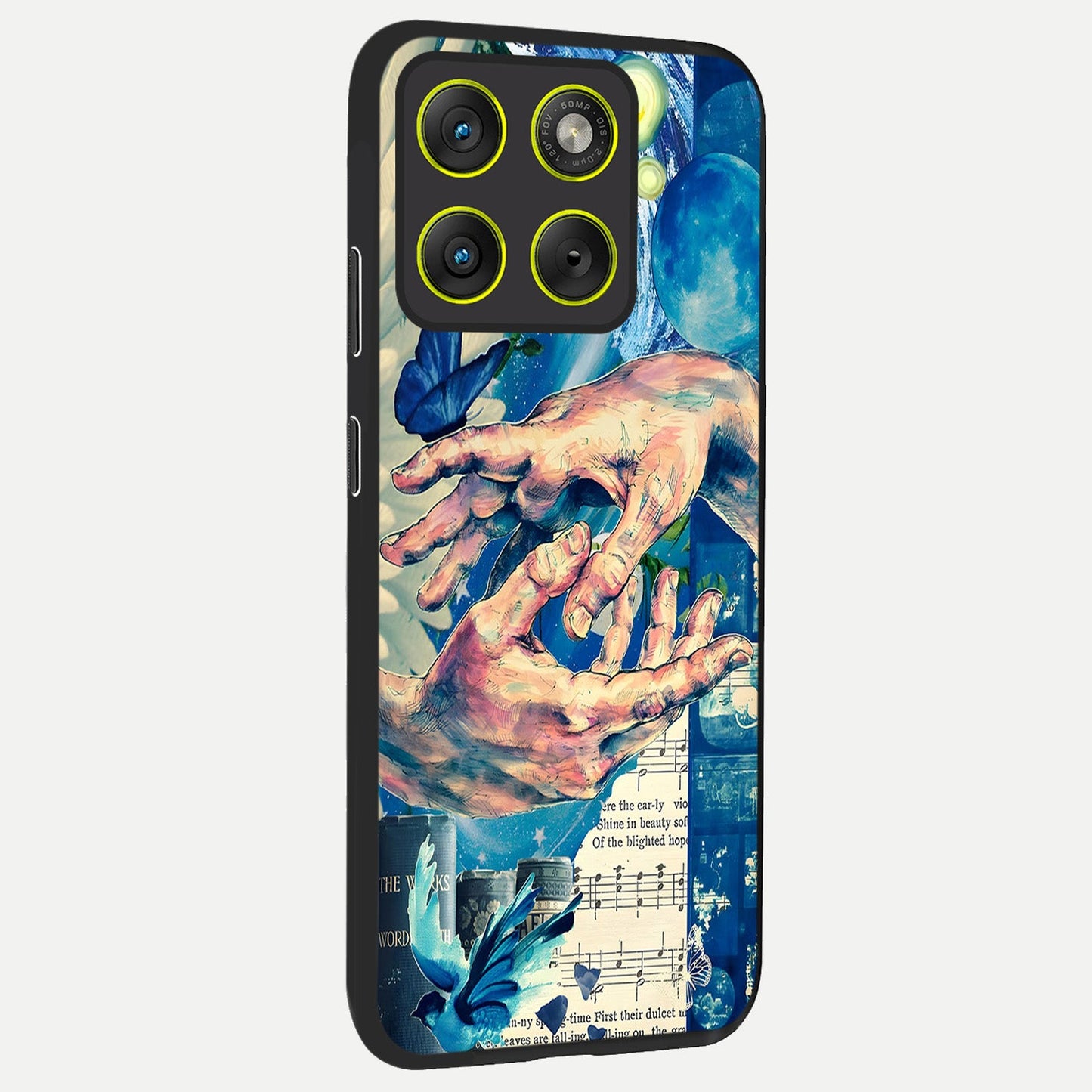 Aesthetic Divider back cover For Moto Edge 70 slim fit glass case with vibrant aesthetic design