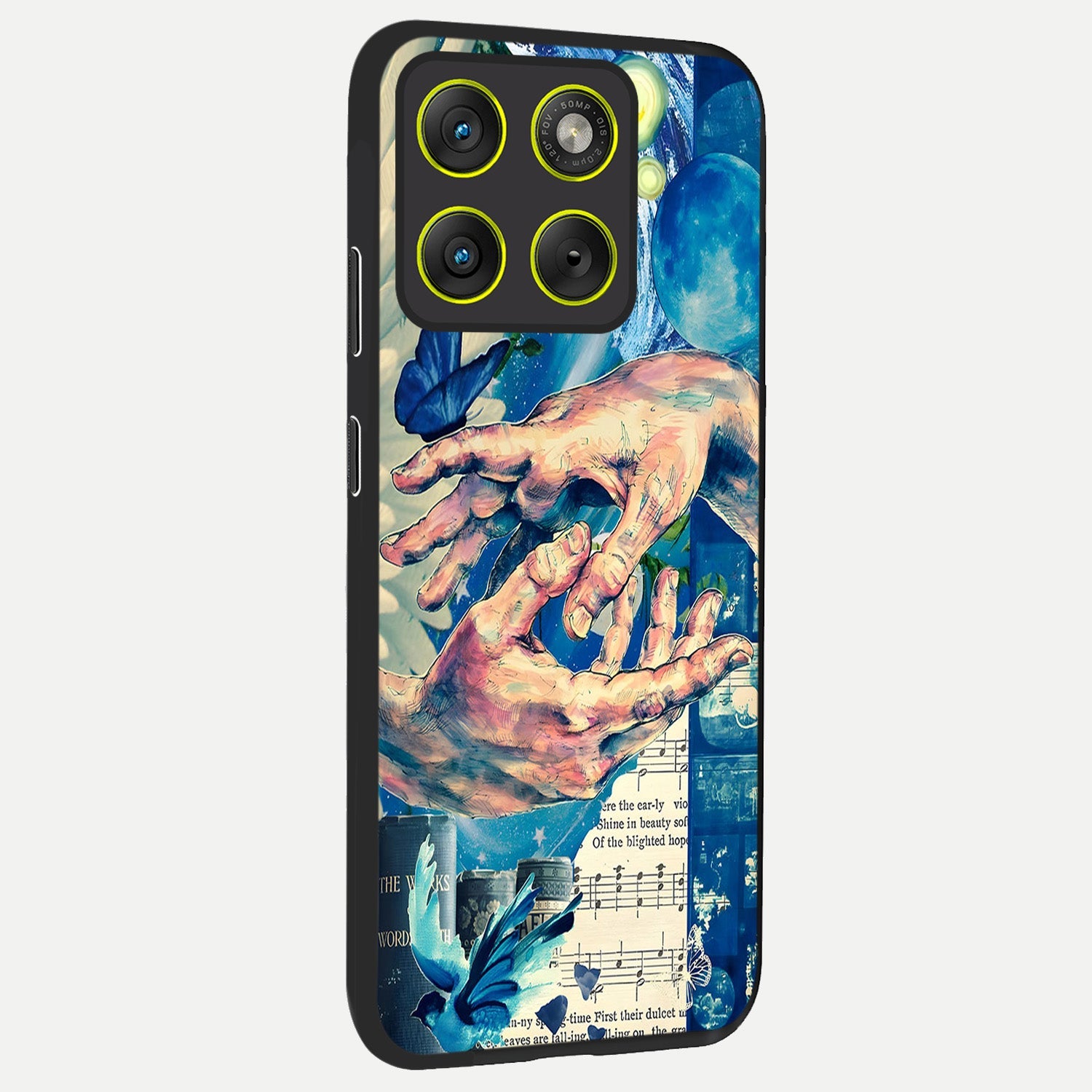  Aesthetic Divider back cover For Moto Edge 70 slim fit glass case with vibrant aesthetic design