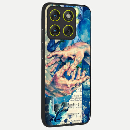  Aesthetic Divider back cover For Moto Edge 70 slim fit glass case with vibrant aesthetic design