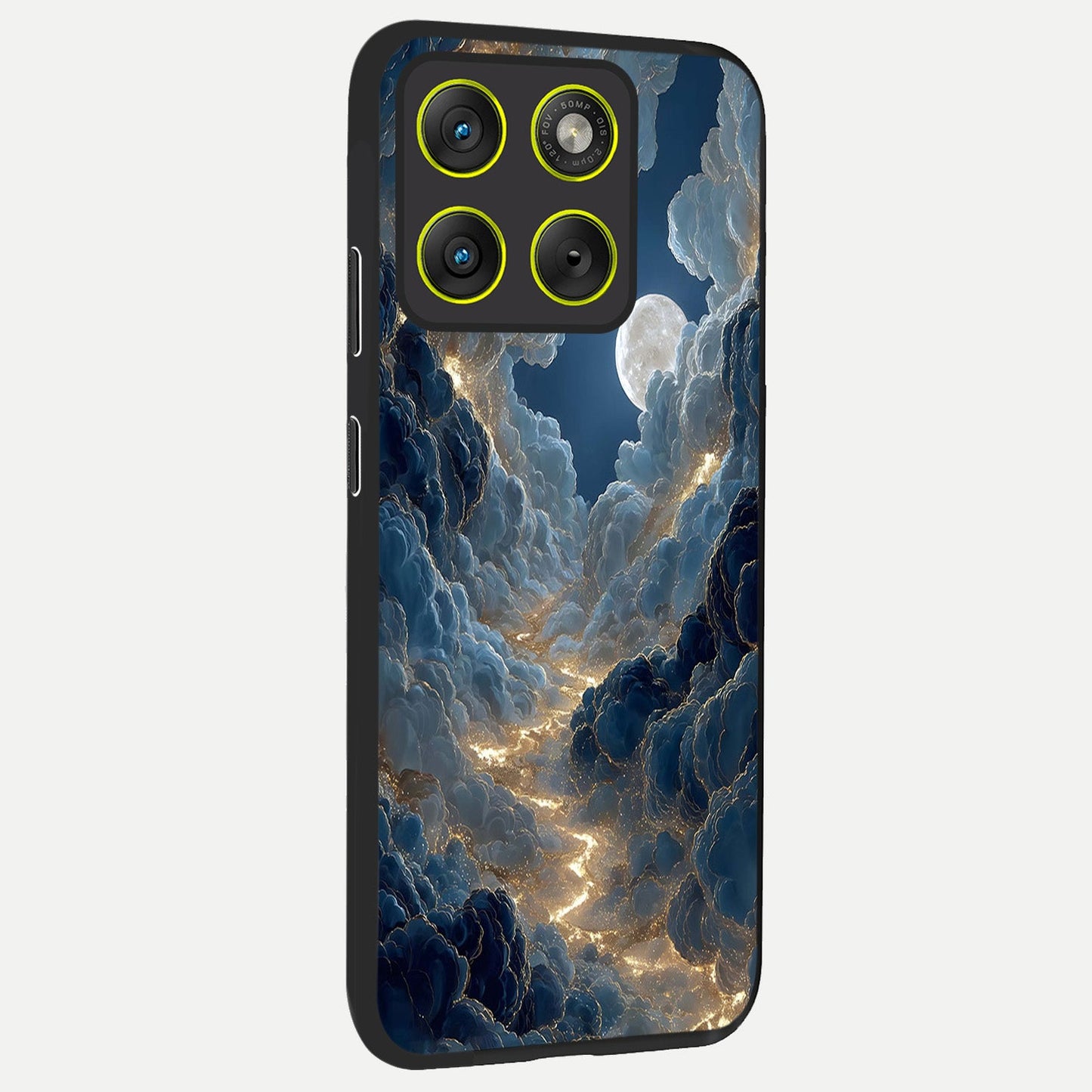  Celestial Cloud Road back cover For Moto Edge 70 slim fit glass case with vibrant aesthetic design