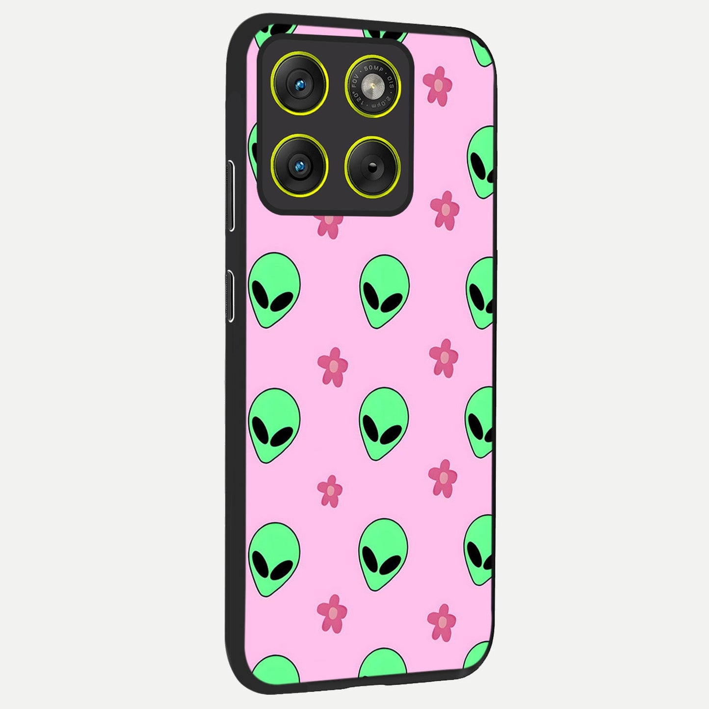  Cosmic Cute Crush back cover For Moto Edge 70 slim fit glass case with vibrant aesthetic design