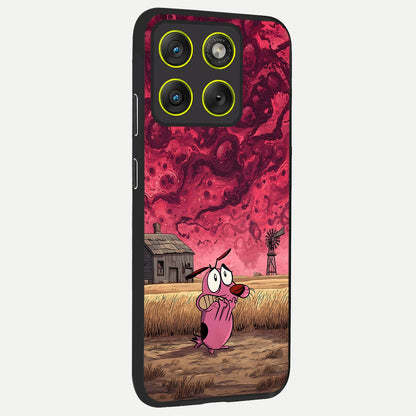  Courage Under Sky back cover For Moto Edge 70 slim fit glass case with vibrant aesthetic design