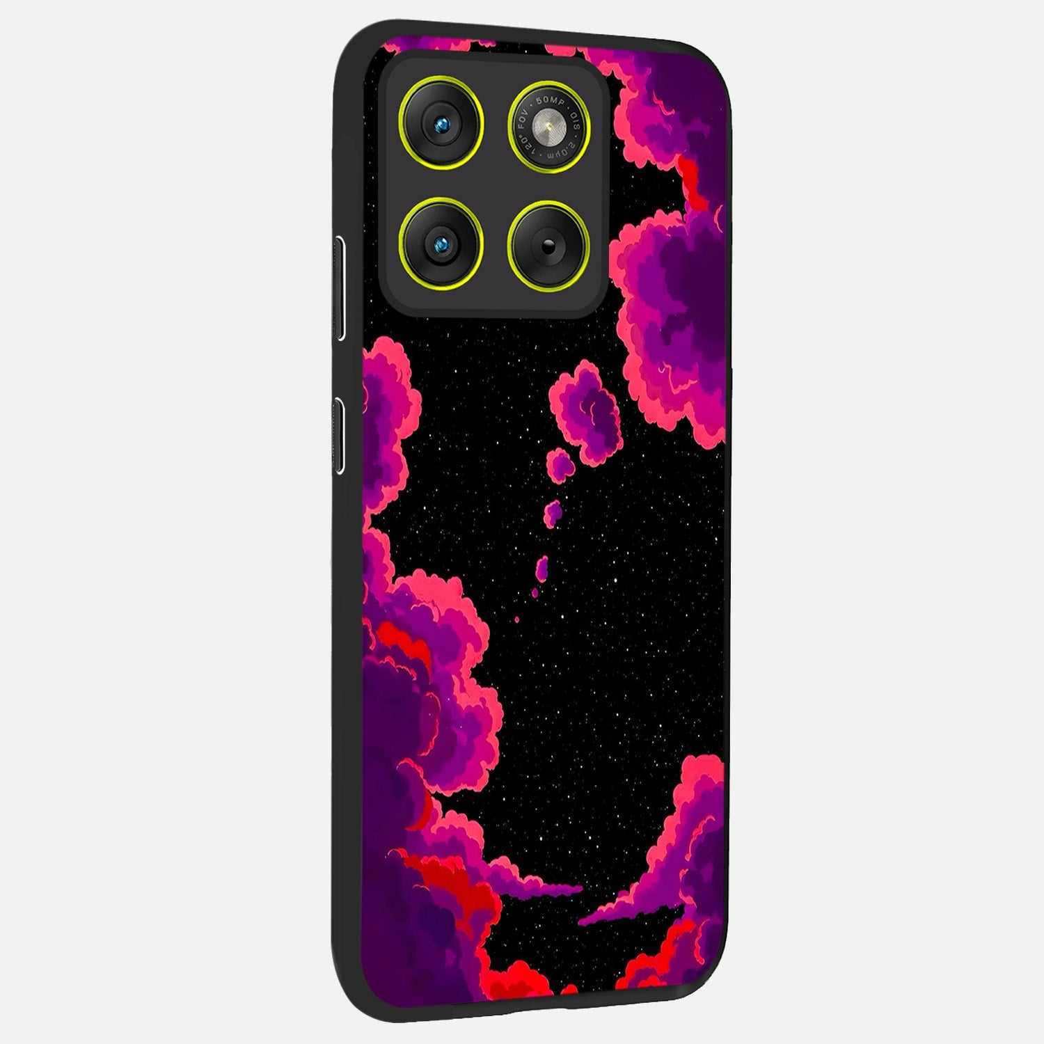  Galaxy Dream Frame back cover For Moto Edge 70 slim fit glass case with vibrant aesthetic design