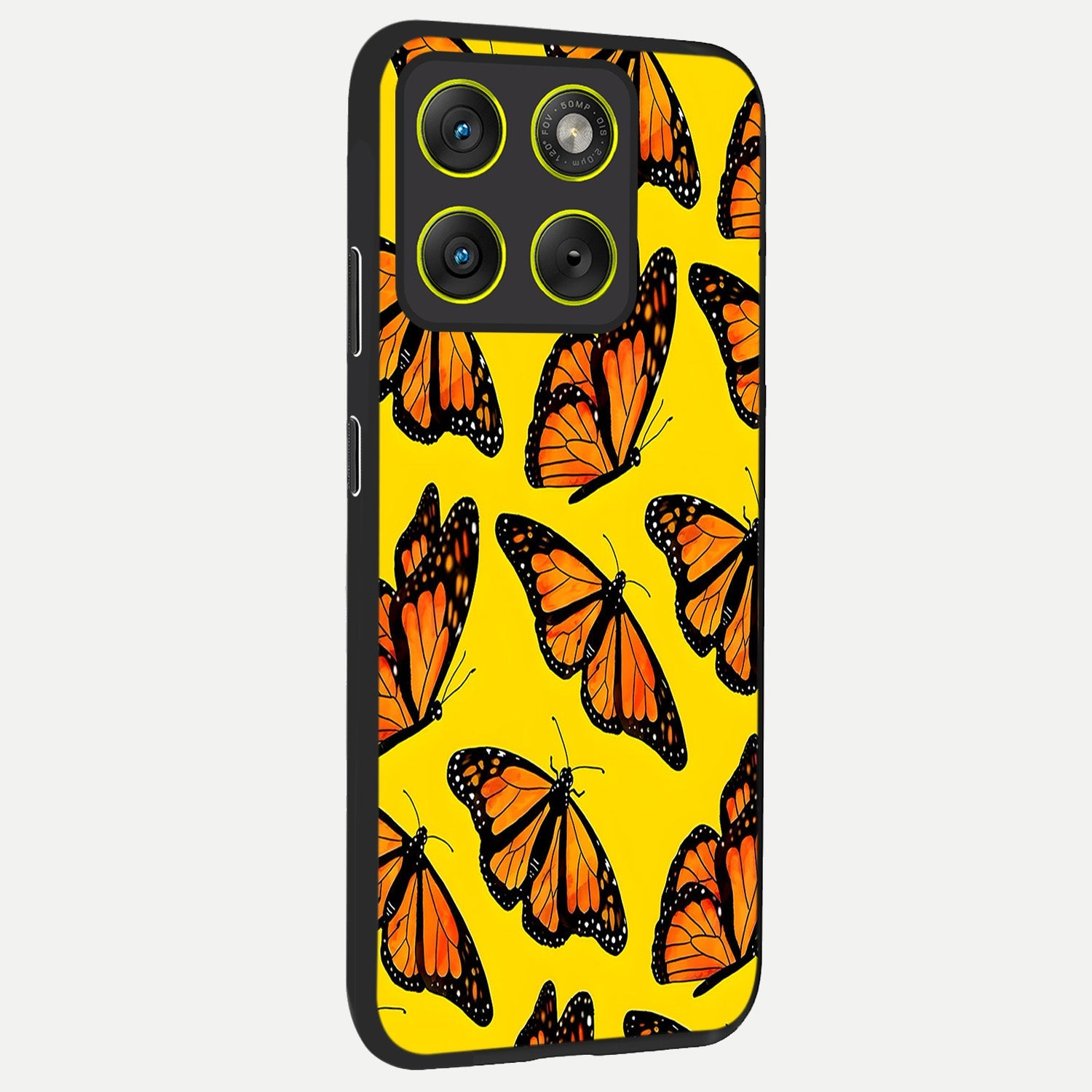  Golden Wing Flight back cover For Moto Edge 70 slim fit glass case with vibrant aesthetic design