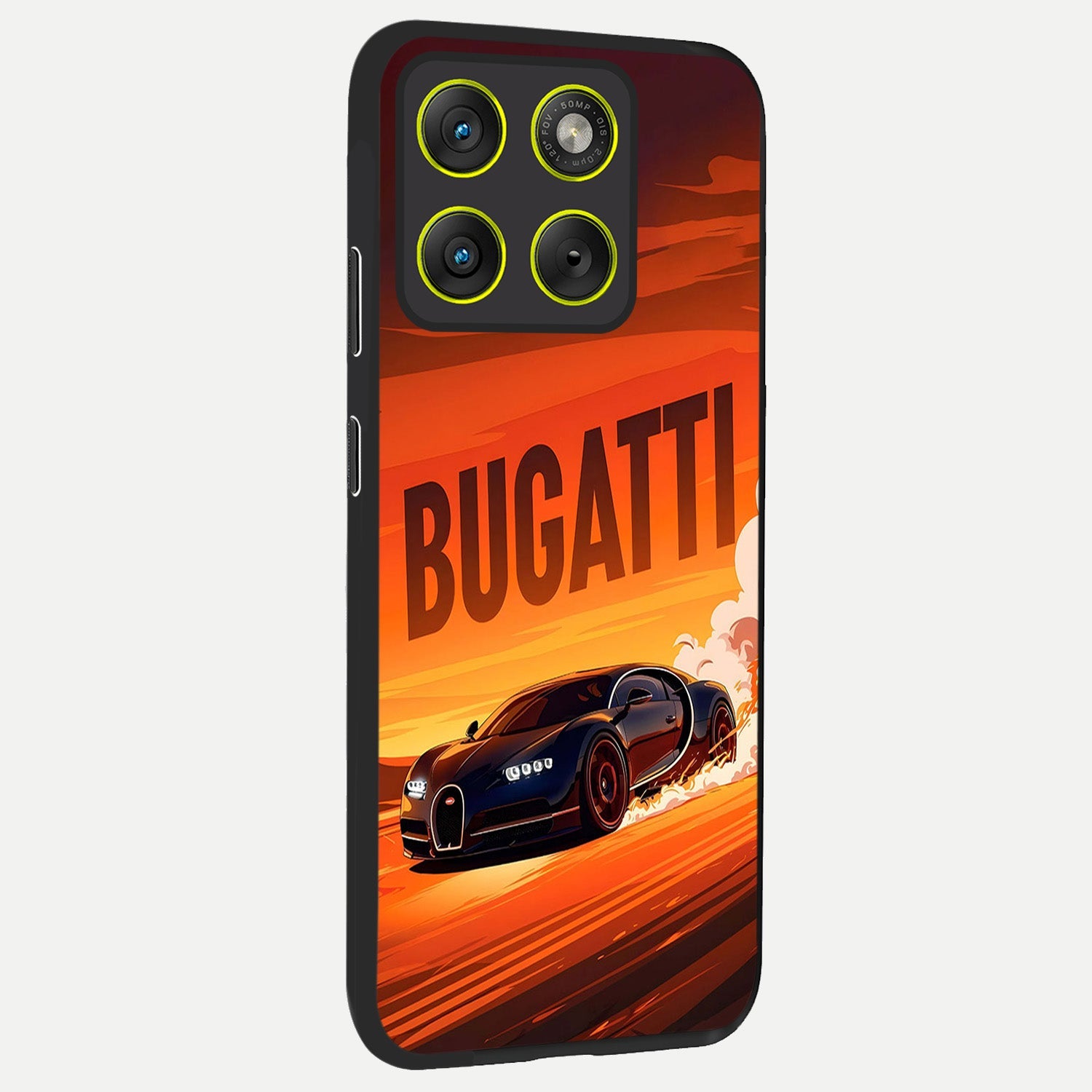  Inferno Bugatti Storm back cover For Moto Edge 70 slim fit glass case with vibrant aesthetic design