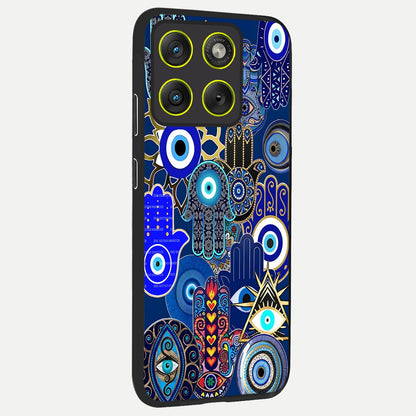  Mystic Palm Guard back cover For Moto Edge 70 slim fit glass case with vibrant aesthetic design