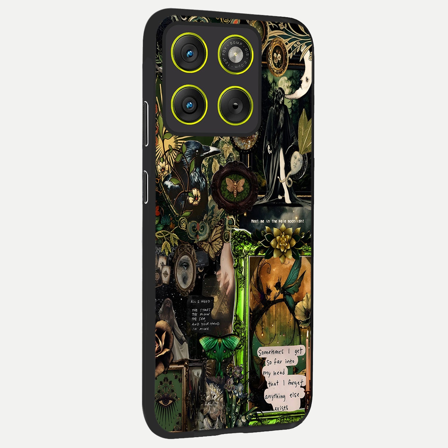  Mystic Woods Secret back cover For Moto Edge 70 slim fit glass case with vibrant aesthetic design