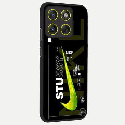  Neon Street Edition back cover For Moto Edge 70 slim fit glass case with vibrant aesthetic design