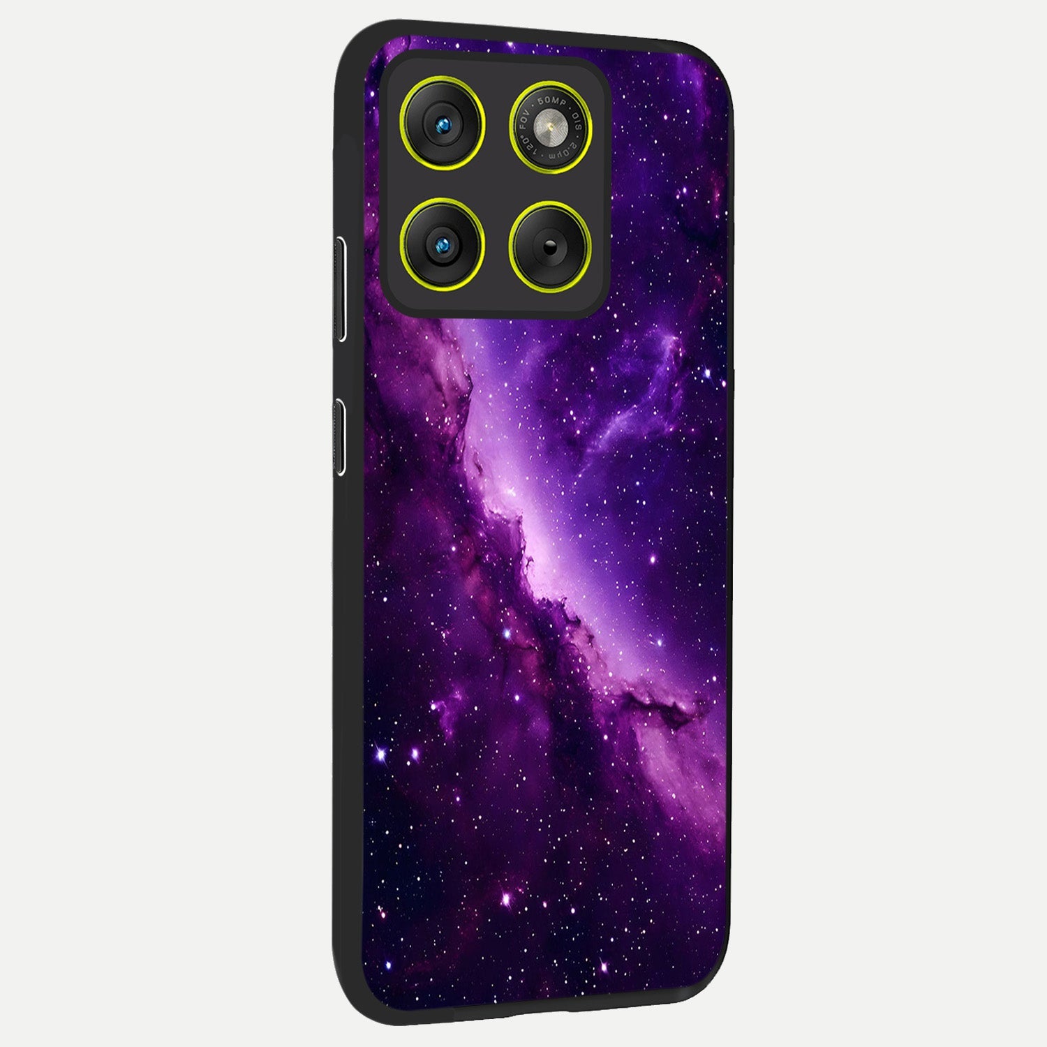  Purple Shade Sky back cover For Moto Edge 70 slim fit glass case with vibrant aesthetic design