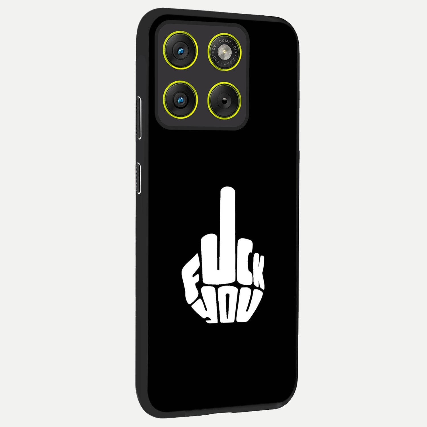  Rebel Mode On back cover For Moto Edge 70 slim fit glass case with vibrant aesthetic design