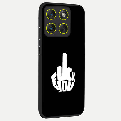  Rebel Mode On back cover For Moto Edge 70 slim fit glass case with vibrant aesthetic design