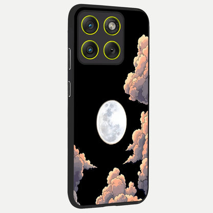  Shade Cloud Moon back cover For Moto Edge 70 slim fit glass case with vibrant aesthetic design