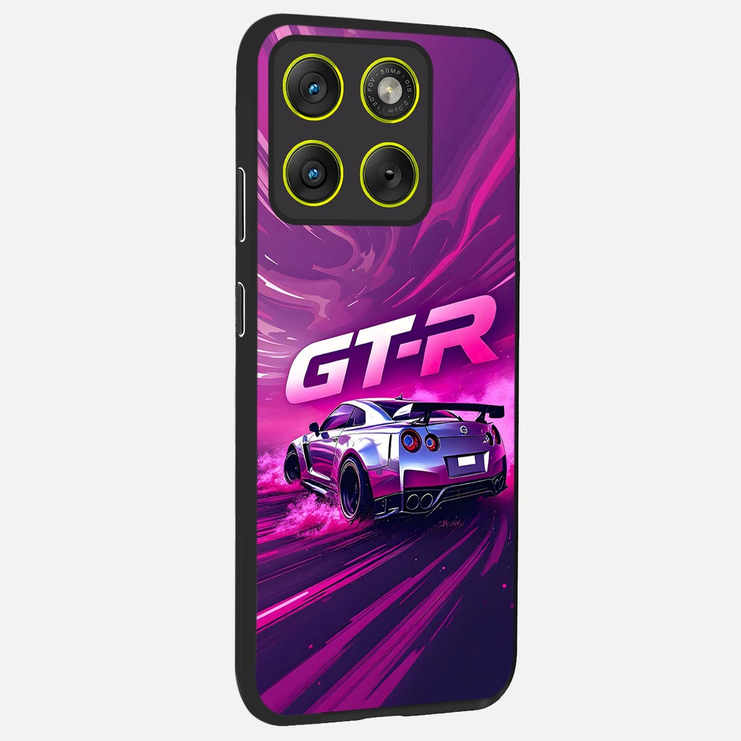  Speed Drift Legend back cover For Moto Edge 70 slim fit glass case with vibrant aesthetic design