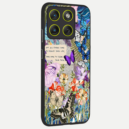  Storm Path Bloom back cover For Moto Edge 70 slim fit glass case with vibrant aesthetic design