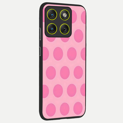  Sweet Dot Dreams back cover For Moto Edge 70 slim fit glass case with vibrant aesthetic design