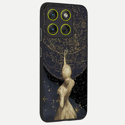  Taylor Swift Girl back cover For Moto Edge 70 slim fit glass case with vibrant aesthetic design