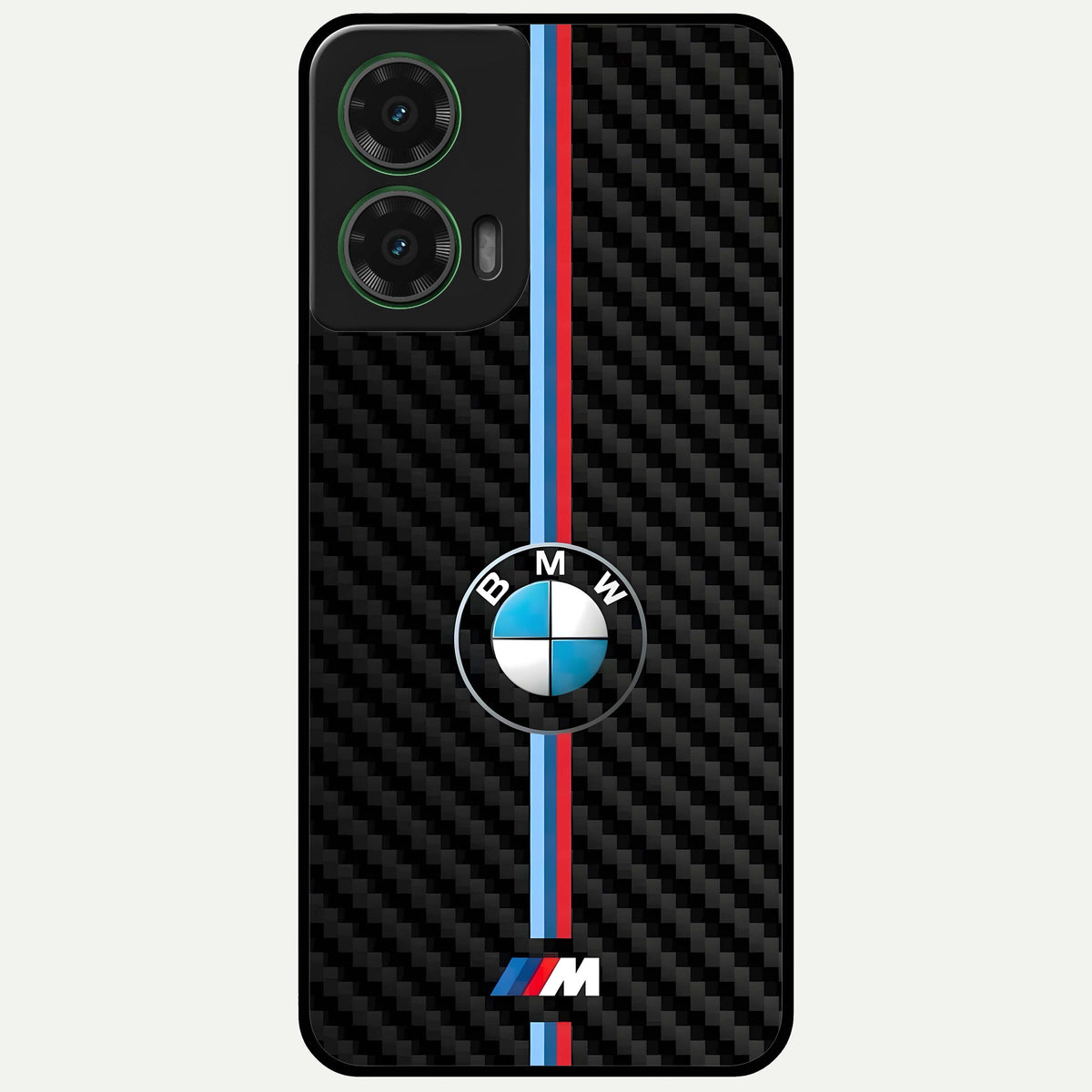  BMW Pattern Glass Case For Moto G35 back cover – full design glossy printed glass finish