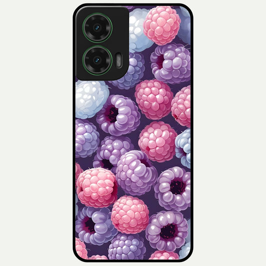  Berry Candy Pop Glass Case For Moto G35 back cover – full design glossy printed glass finish