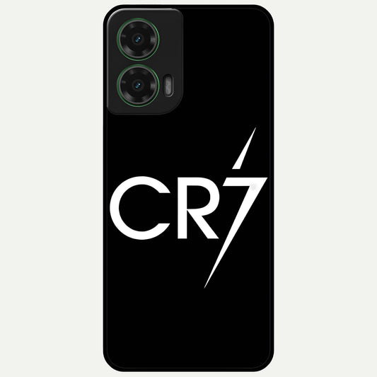 CR7 Elite Strike Glass Case For Moto G35 back cover – full design glossy printed glass finish