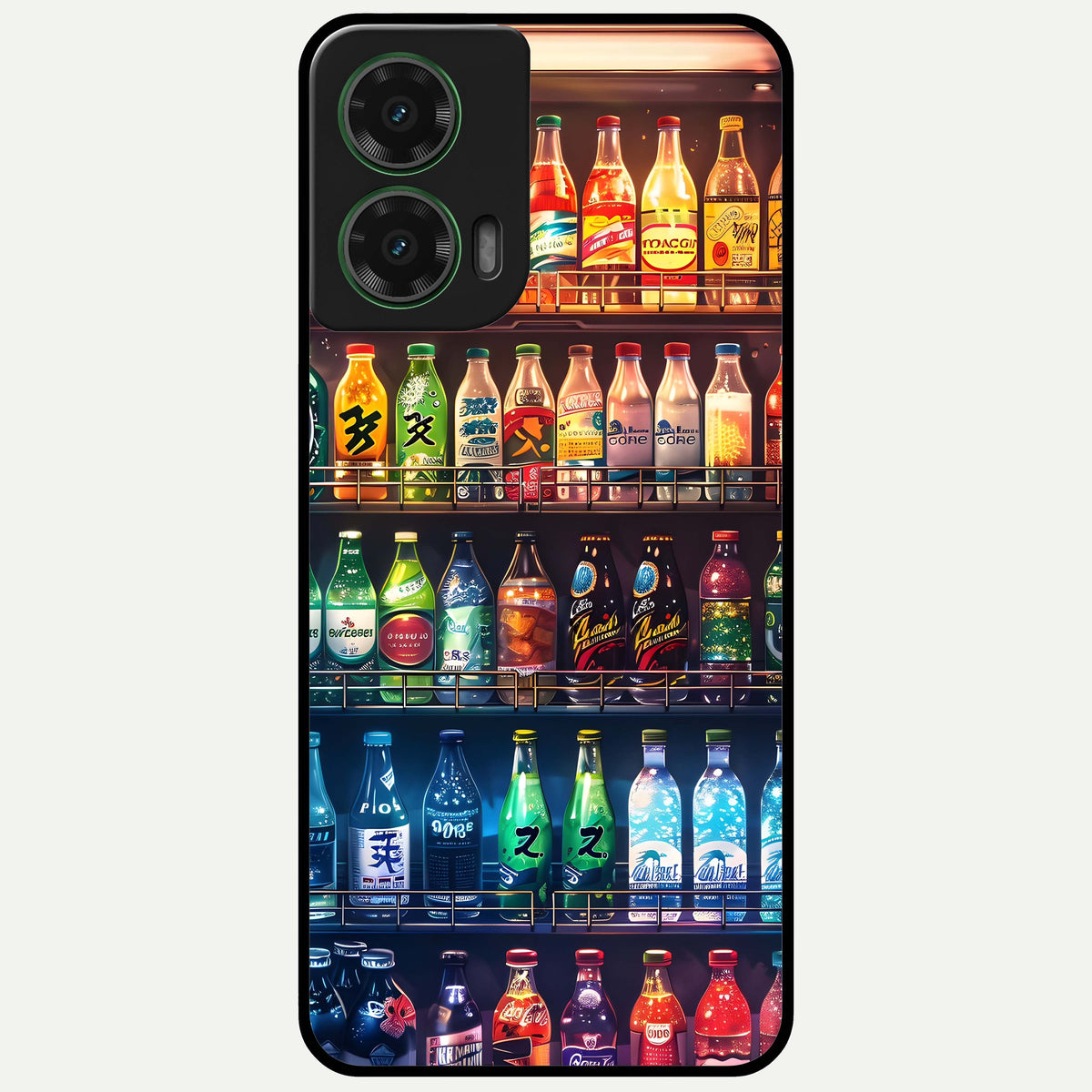  Colorfull Tree Glass Case For Moto G35 back cover – full design glossy printed glass finish