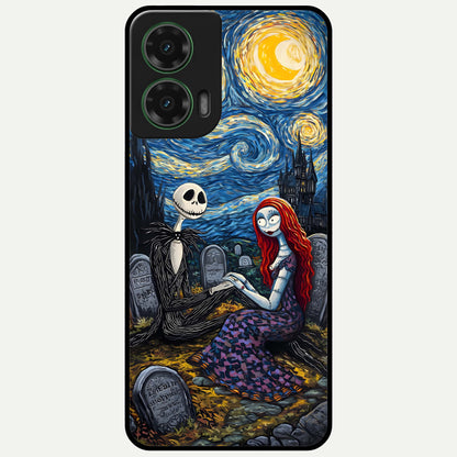  Eternal Night Love Glass Case For Moto G35 back cover – full design glossy printed glass finish