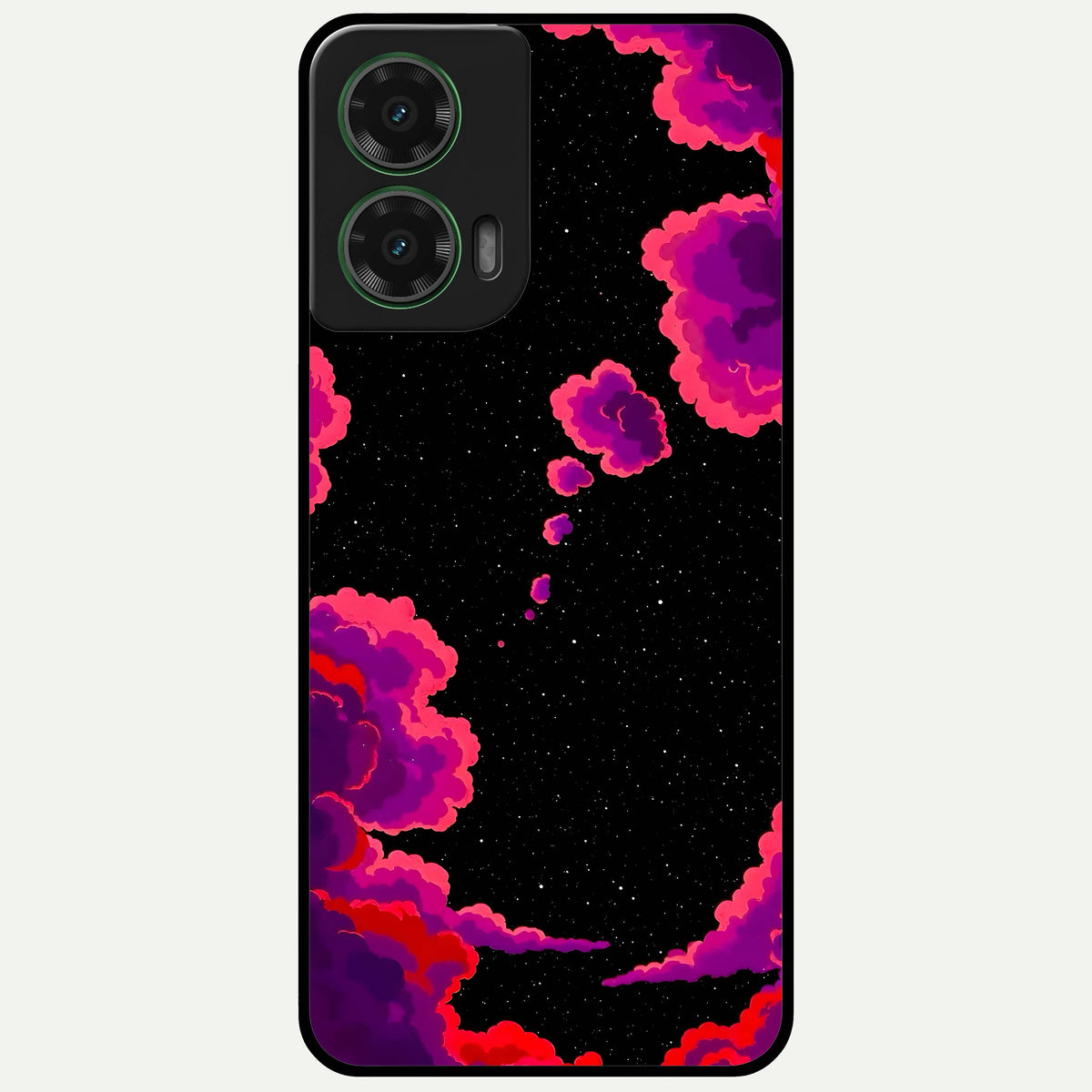  Galaxy Dream Frame Glass Case For Moto G35 back cover – full design glossy printed glass finish