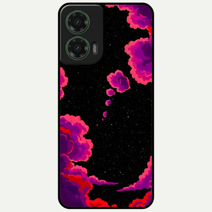  Galaxy Dream Frame Glass Case For Moto G35 back cover – full design glossy printed glass finish