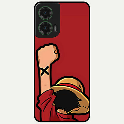  Luffy X Spirit Glass Case For Moto G35 back cover – full design glossy printed glass finish