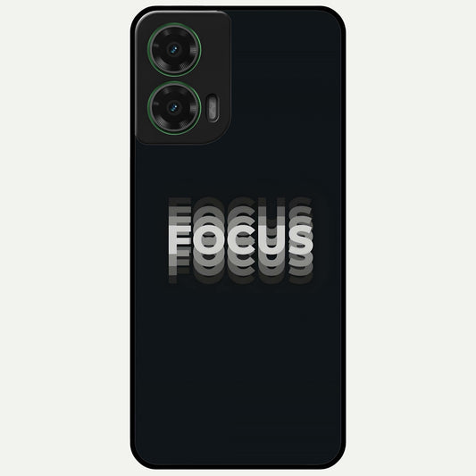  Mono Focus Vision Glass Case For Moto G35 back cover – full design glossy printed glass finish