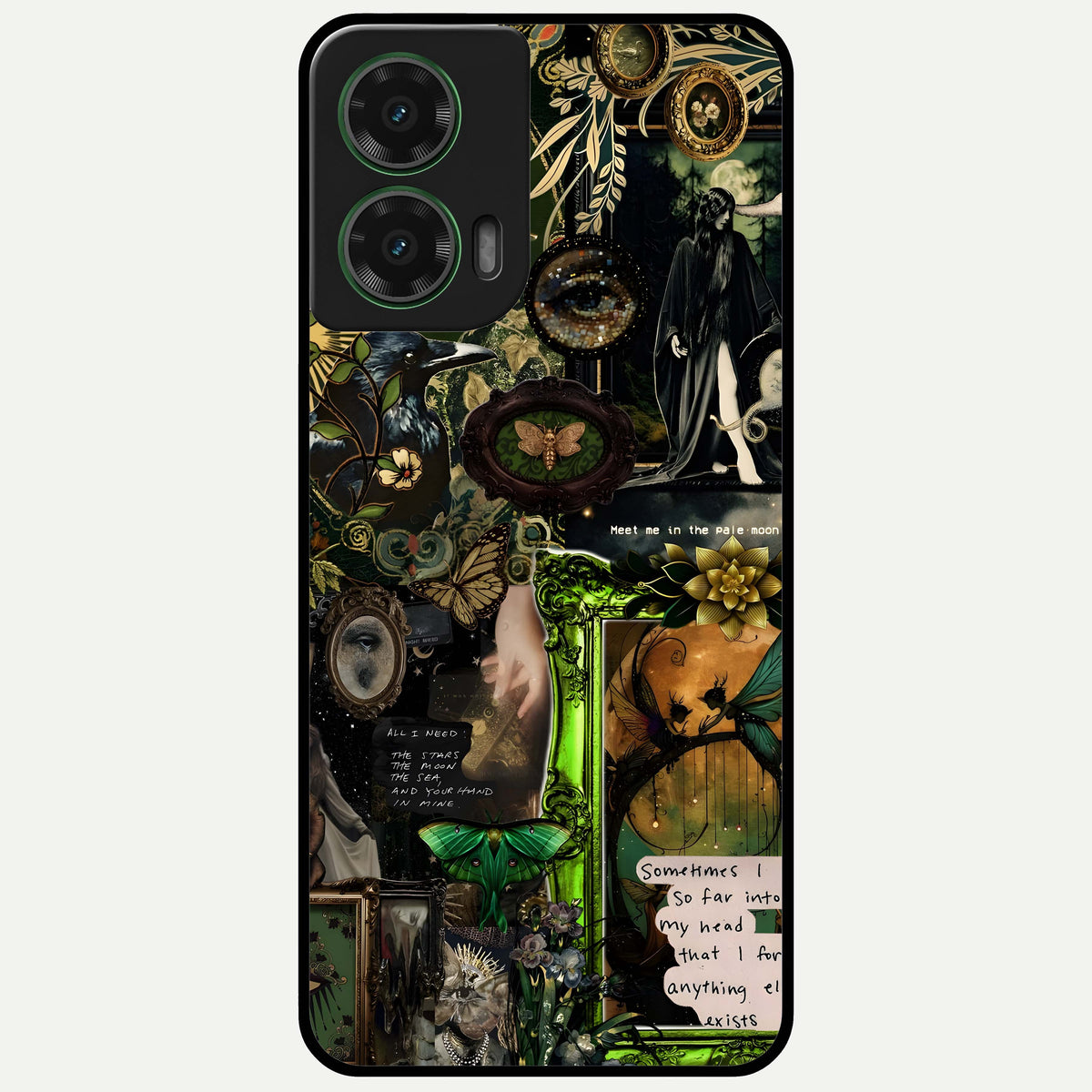  Mystic Woods Secret Glass Case For Moto G35 back cover – full design glossy printed glass finish