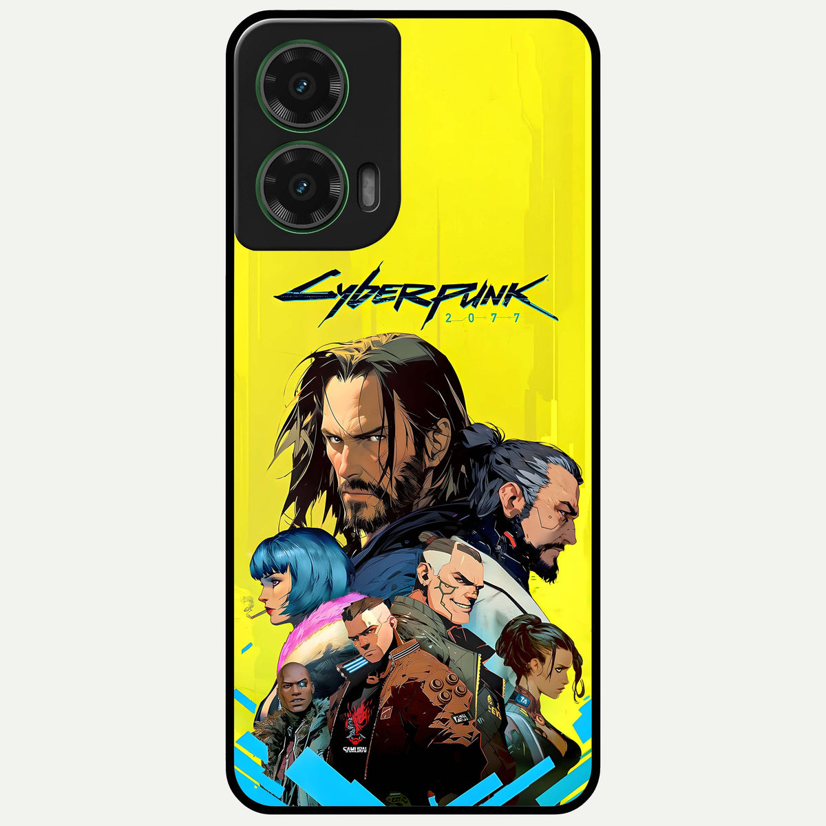  Neon Rebel Genesis Glass Case For Moto G35 back cover – full design glossy printed glass finish