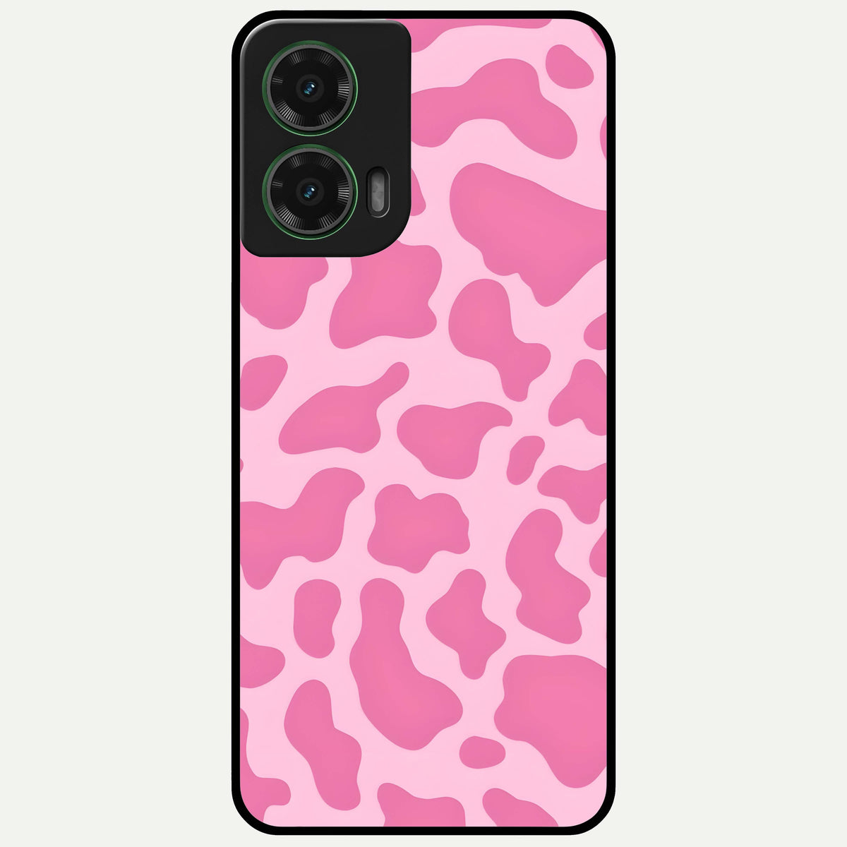  Pinkish Scenery Glass Case For Moto G35 back cover – full design glossy printed glass finish