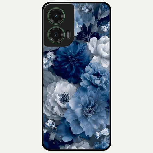  Royal Bloom Garden Glass Case For Moto G35 back cover – full design glossy printed glass finish