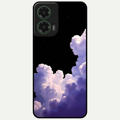  Starlit Night Whispers Glass Case For Moto G35 back cover – full design glossy printed glass finish