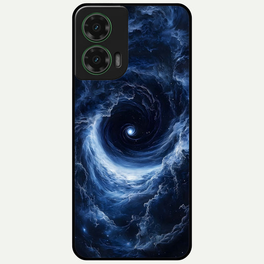  Stunning Galaxy Glass Case For Moto G35 back cover – full design glossy printed glass finish