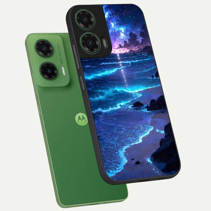  Classic Damn Look phone case For Moto G35 showing premium glass back cover with detailed artwork