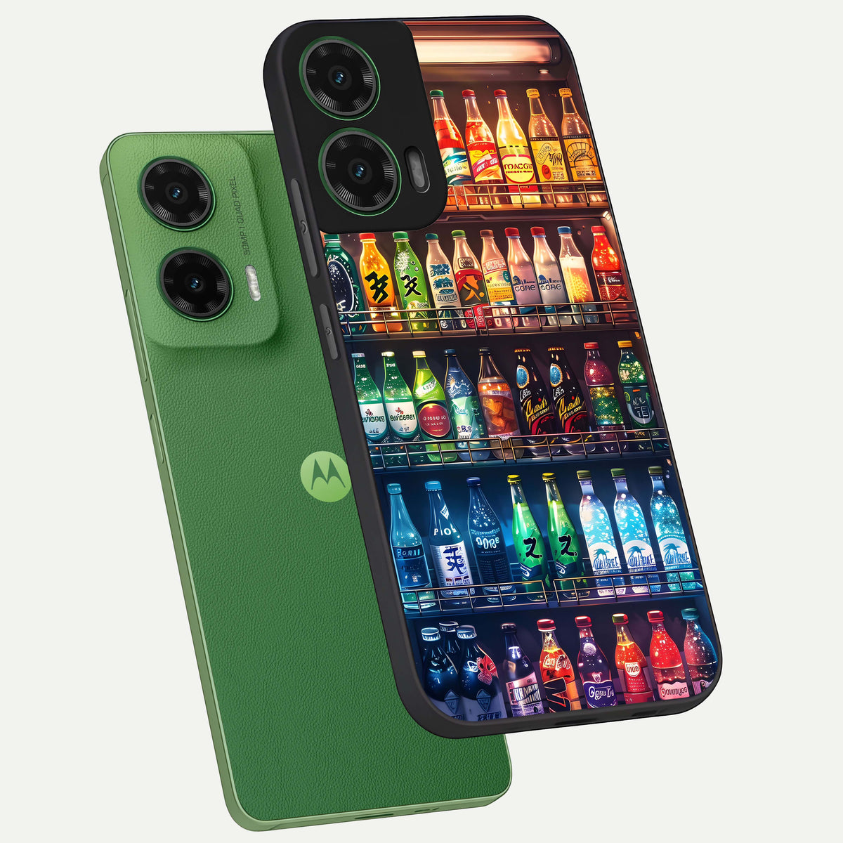  Colorfull Tree phone case For Moto G35 showing premium glass back cover with detailed artwork