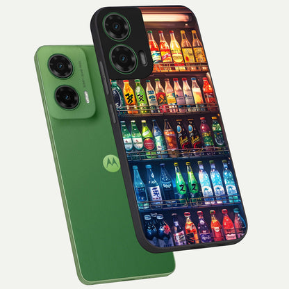  Colorfull Tree phone case For Moto G35 showing premium glass back cover with detailed artwork