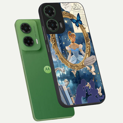  Midnight Queen phone case For Moto G35 showing premium glass back cover with detailed artwork