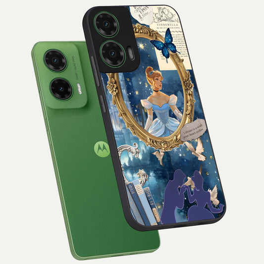  Midnight Queen phone case For Moto G35 showing premium glass back cover with detailed artwork