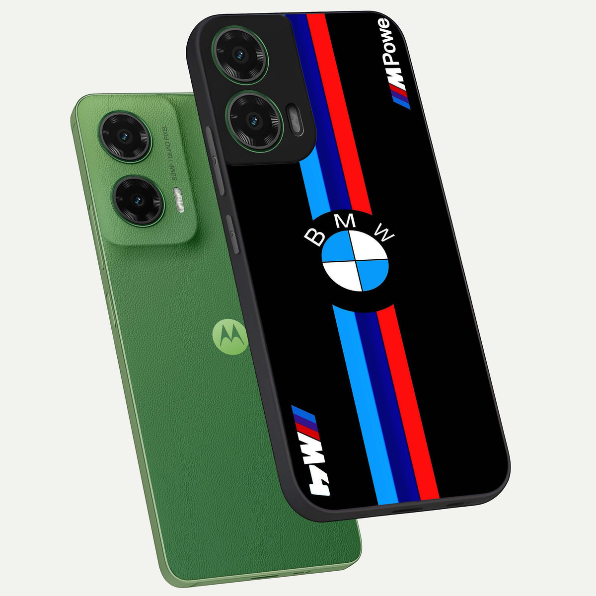  Turbo BMW Beast phone case For Moto G35 showing premium glass back cover with detailed artwork