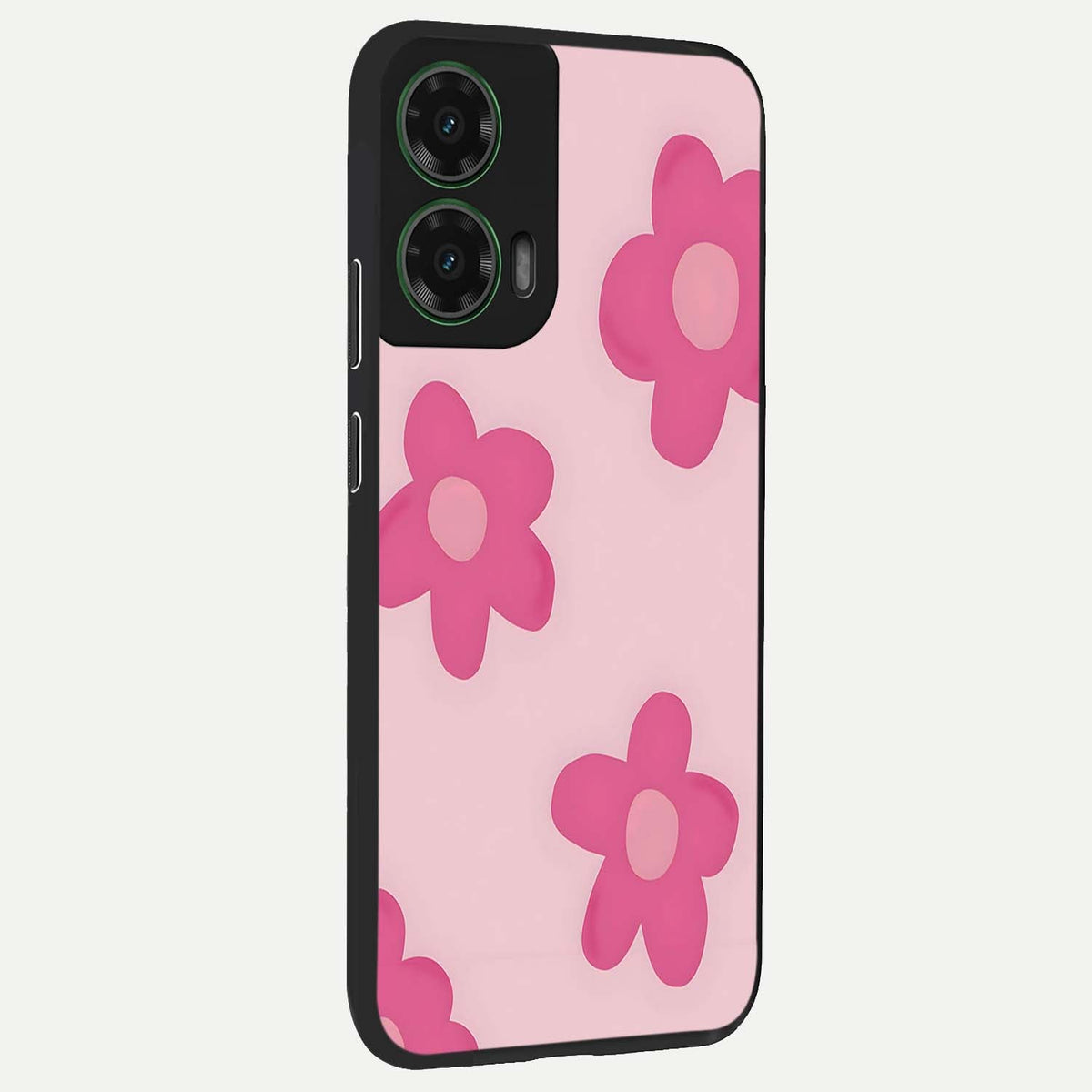  Candy Bloom Dreams back cover For Moto G35 slim fit glass case with vibrant aesthetic design