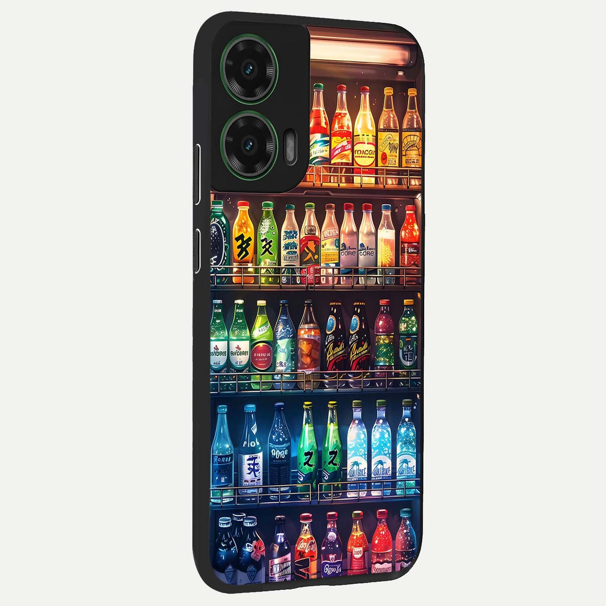  Colorfull Tree back cover For Moto G35 slim fit glass case with vibrant aesthetic design