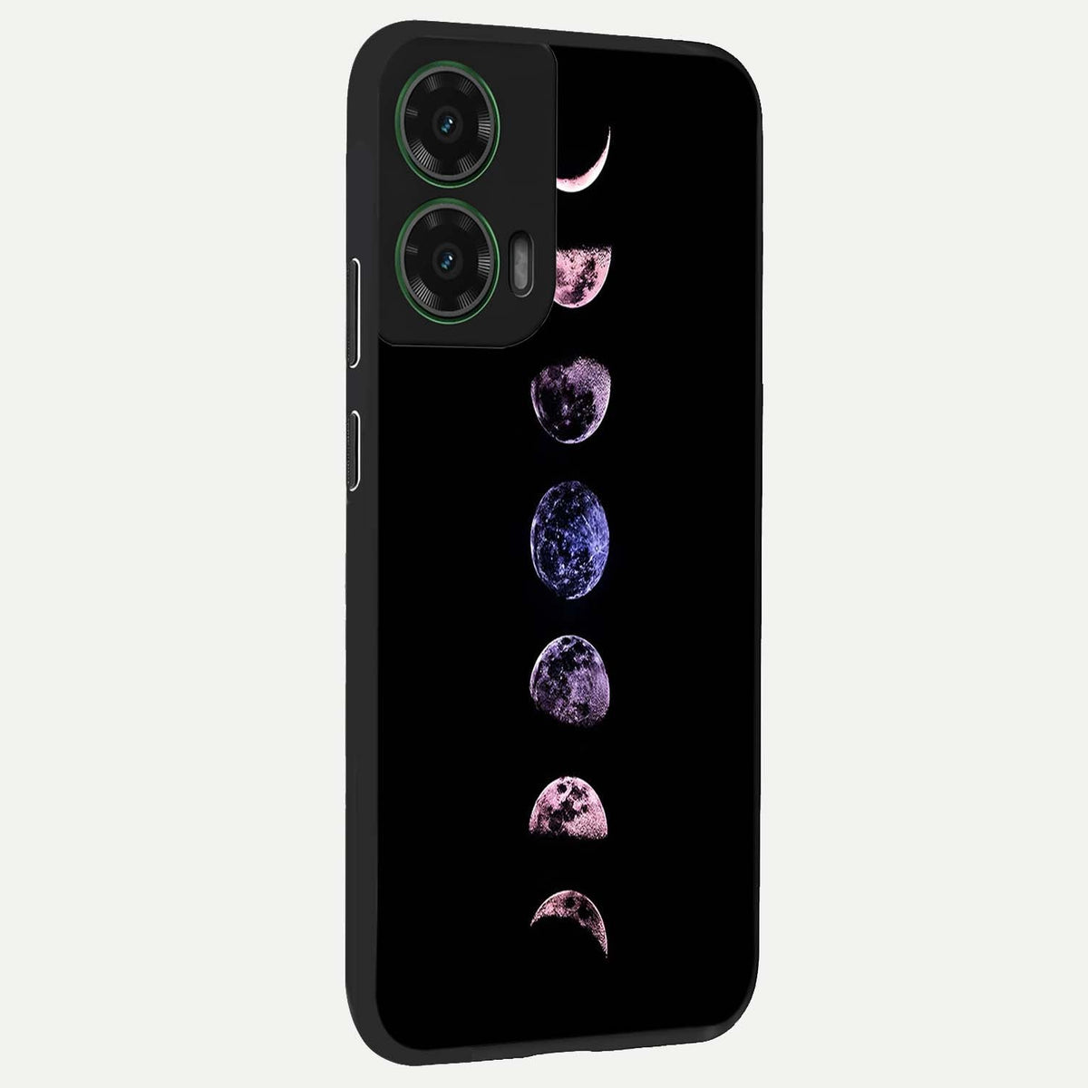  Crimson All Planets back cover For Moto G35 slim fit glass case with vibrant aesthetic design