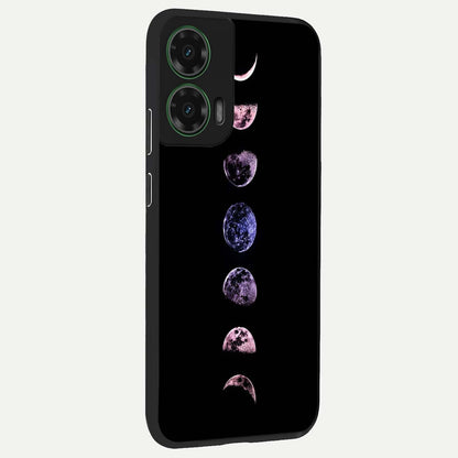  Crimson All Planets back cover For Moto G35 slim fit glass case with vibrant aesthetic design