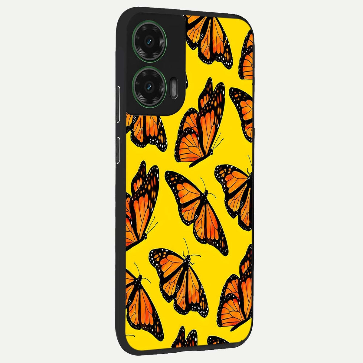  Golden Wing Flight back cover For Moto G35 slim fit glass case with vibrant aesthetic design