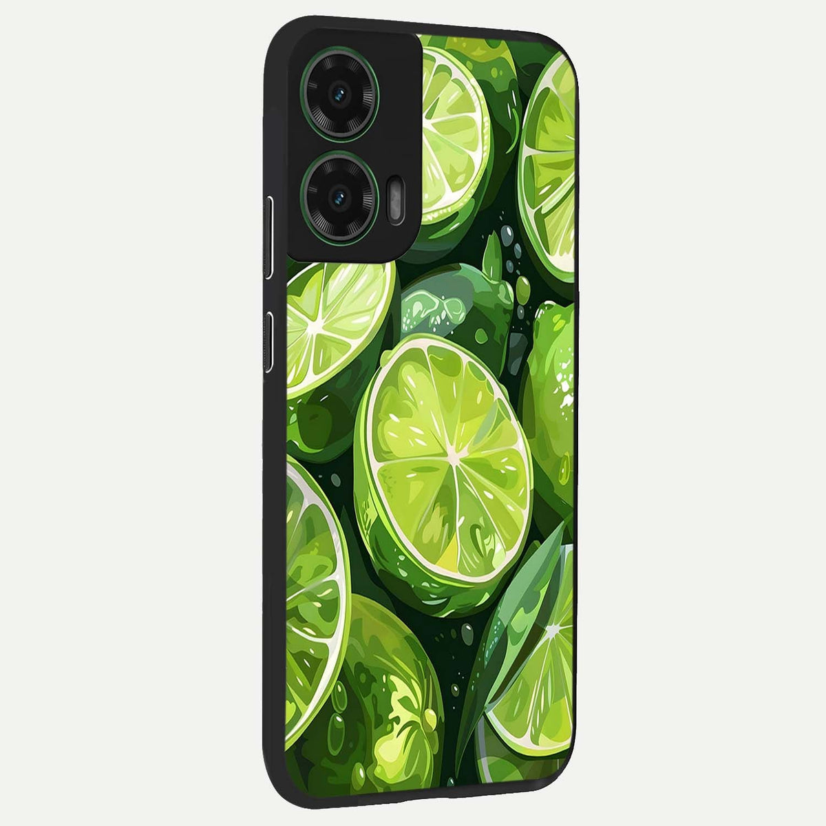  Green Kawasaki back cover For Moto G35 slim fit glass case with vibrant aesthetic design